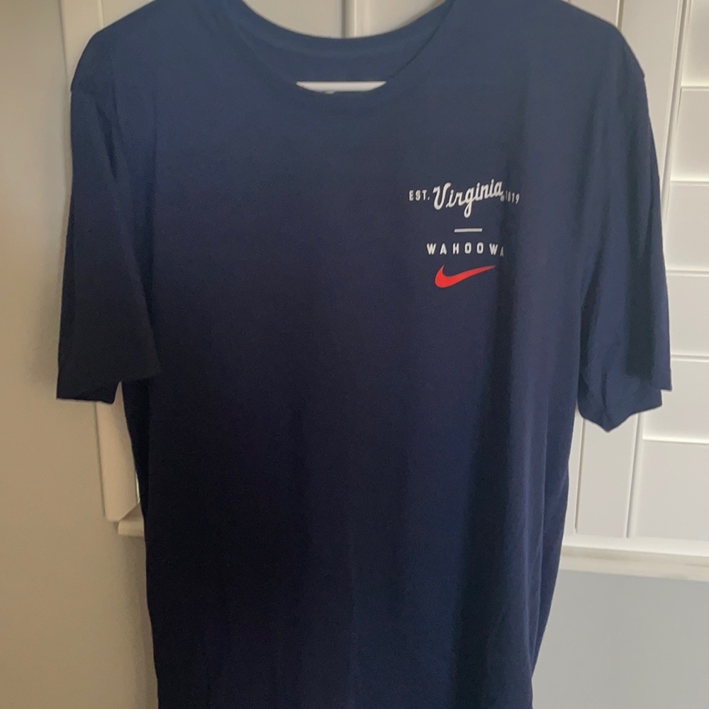 Nike UVA navy dri-fit tshirt